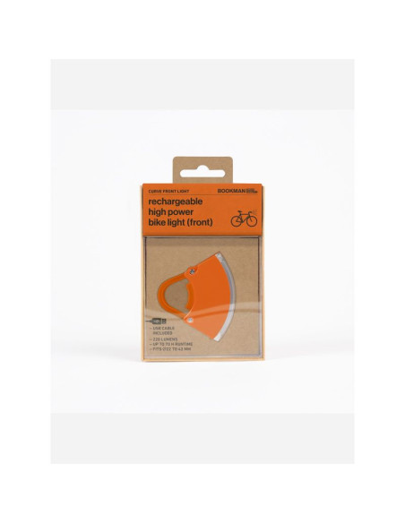 Lampka rowerowa bookman curve front light 220lm
