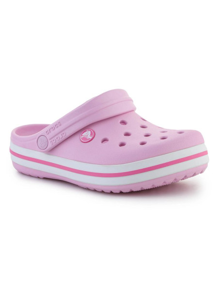 Klapki crocs crocband clog k ballerina pink
