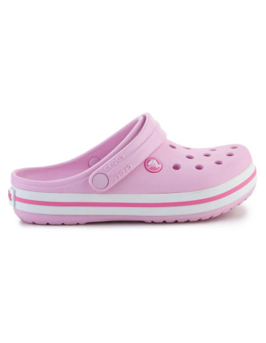 Klapki crocs crocband clog k ballerina pink