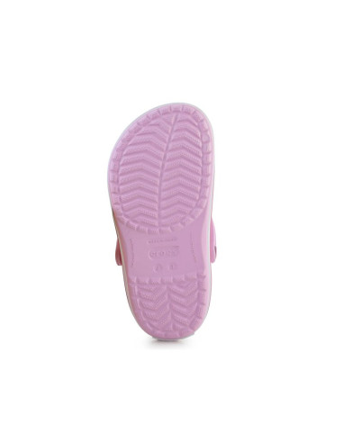 Klapki crocs crocband clog k ballerina pink