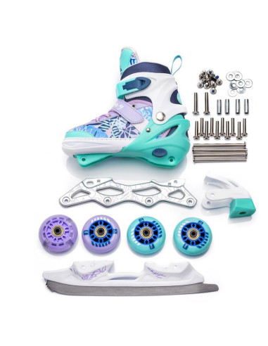 Rolki meteor 4w1 blueberry