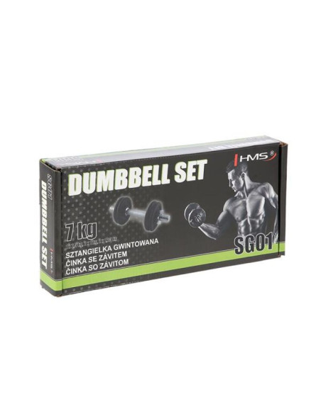 Hantla z gwintem hms sg01 7 kg