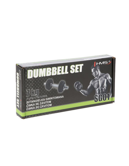 Hantla z gwintem hms sg01 7 kg
