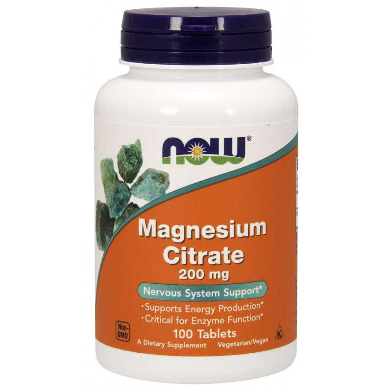 Magnesium Citrate - Cytrynian Magnezu 200 mg (100 tabl.)