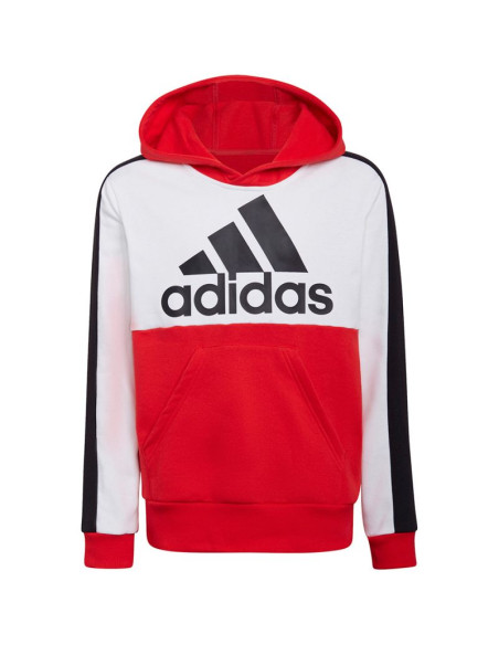 Bluza adidas colorblock fleece hoodie jr