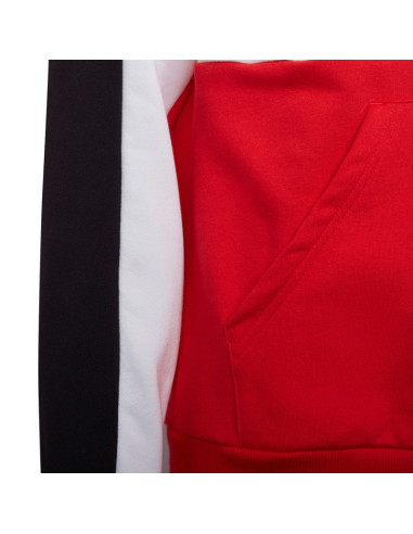 Bluza adidas colorblock fleece hoodie jr