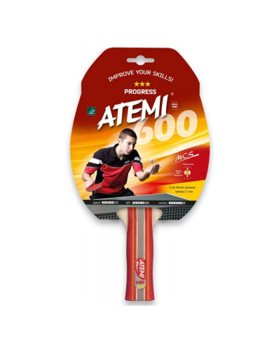 Rakietka do tenisa stołowego atemi 600 s214570