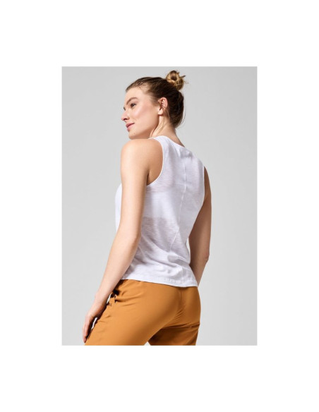 Koszulka treningowa casall soft texture tank biały