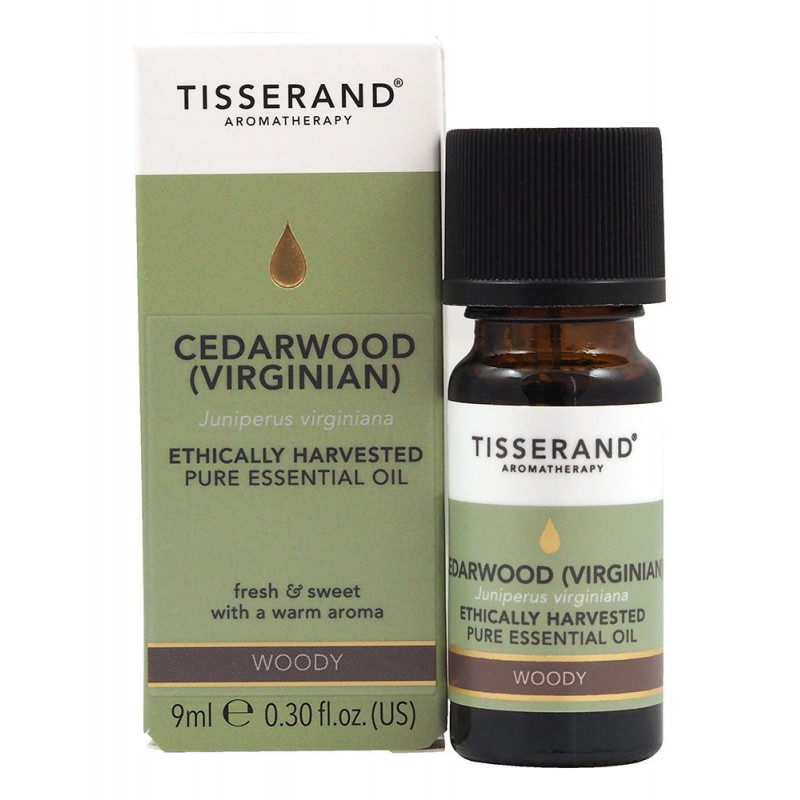 Cedarwood (Virginian) Ethically Harvested - Olejek z Drzewa Cedrowego (9 ml)