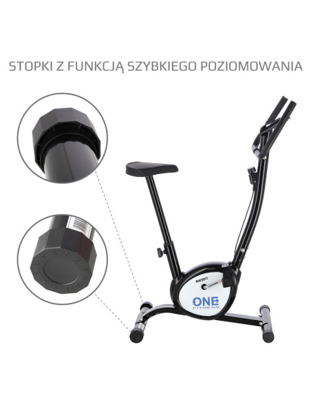 Rower mechaniczny one fitness rw3011 czarny