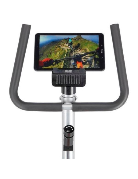 Rower mechaniczny one fitness rw3011 srebrno-pomarańczowy