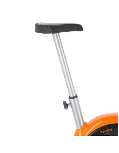 Rower mechaniczny one fitness rw3011 srebrno-pomarańczowy