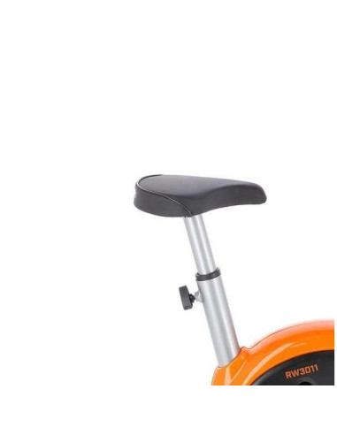 Rower mechaniczny one fitness rw3011 srebrno-pomarańczowy