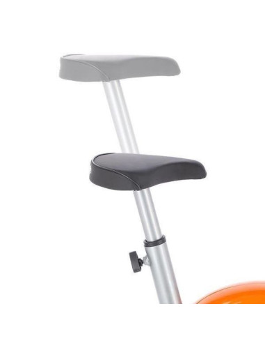 Rower mechaniczny one fitness rw3011 srebrno-pomarańczowy