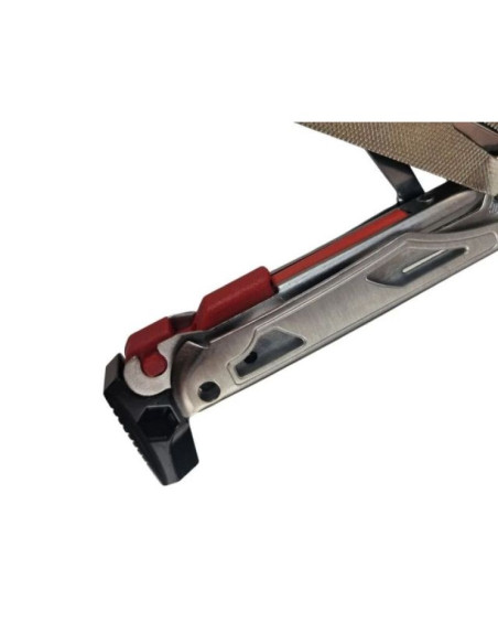 Multitool azymut giewon fs - fire starter - 19 narzędzi - krzesiwo + gwizdek + kabura do pasa (h2038a)