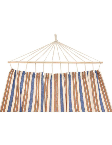 Hamak ogrodowy 1 osobowy 200x100cm z drążkiem 1052182