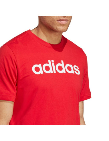 Koszulka adidas essentials single jersey linear embroidered logo m
