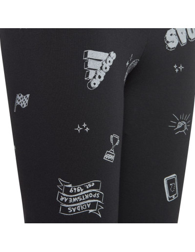 Legginsy adidas jg bluv q3 tight jr