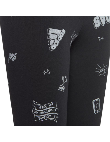 Legginsy adidas jg bluv q3 tight jr