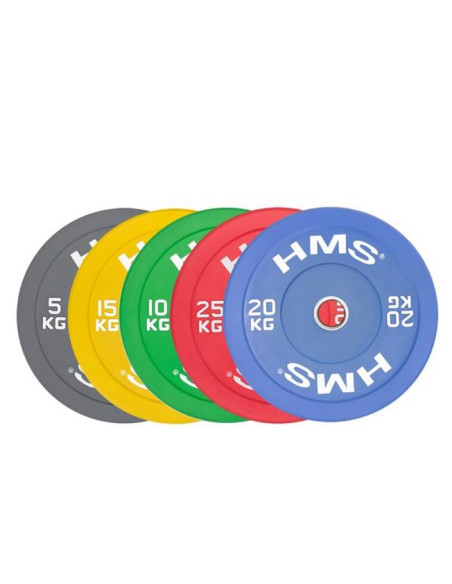 Talerz olimpijski hms red bumper 25 kg cbr25