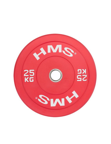 Talerz olimpijski hms red bumper 25 kg cbr25