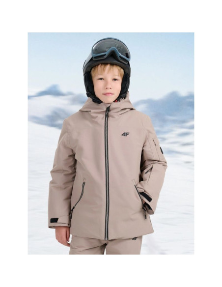 Kurtka snowboardowa membrana 8000 chłopięca 4f 4fjraw25ttjam1066-82s