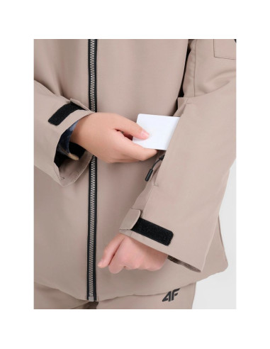 Kurtka snowboardowa membrana 8000 chłopięca 4f 4fjraw25ttjam1066-82s