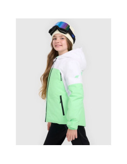 Kurtka narciarska membrana 8000 dziewczęca 4f 4fjraw25ttjaf1037-42n 2
