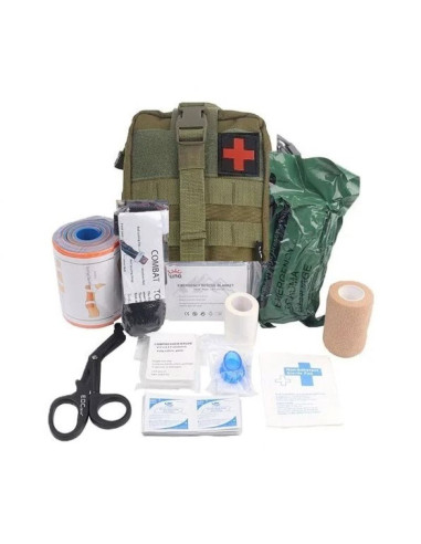 Apteczka wojskowa taktyczna z wypos-13 elem. helbo