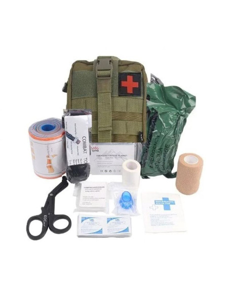 Apteczka wojskowa taktyczna z wypos-13 elem. helbo