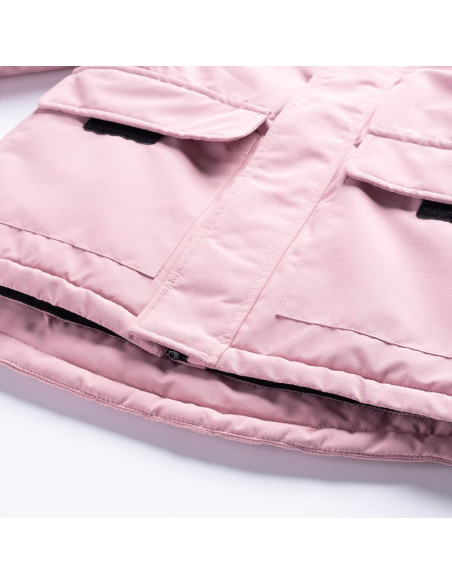 Kurtka zimowa pikowana iguana bianka jr