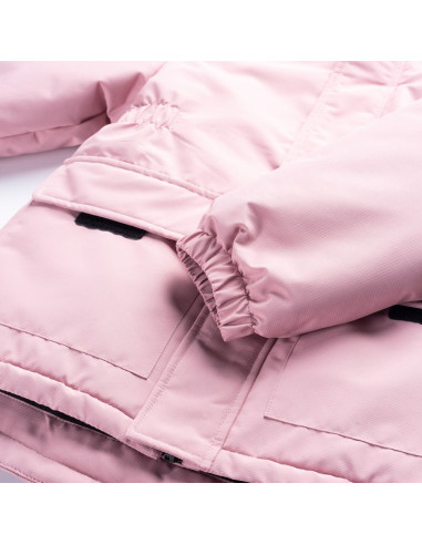 Kurtka zimowa pikowana iguana bianka jr