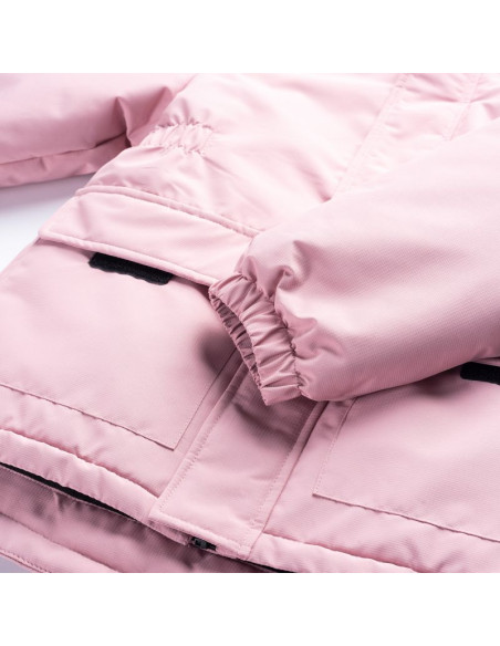 Kurtka zimowa pikowana iguana bianka jr