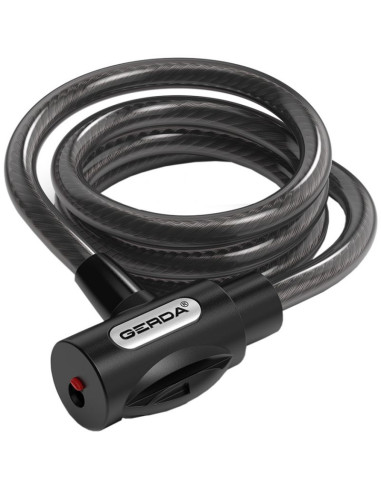 Zapięcie rowerowe gerda linka , korpus okrągły, osłona klucza flex