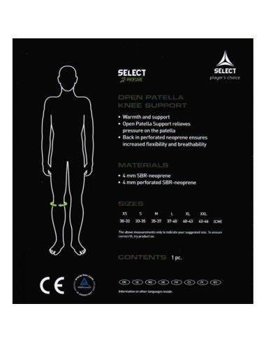 Ochraniacz kolana select z otworem