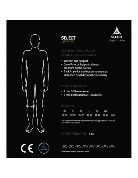 Ochraniacz kolana select z otworem