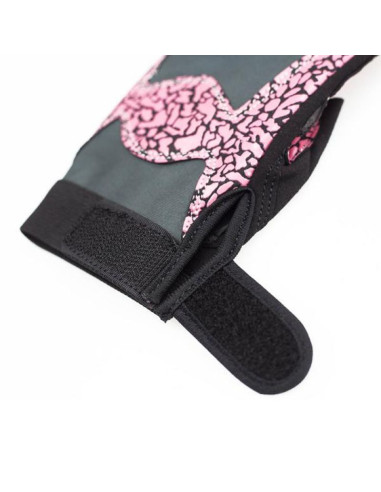 Rękawice na siłownię pink/gray w hms rst03