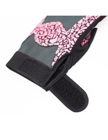 Rękawice na siłownię pink/gray w hms rst03
