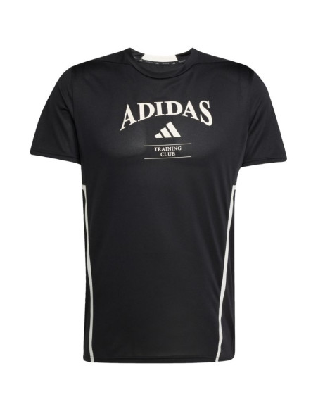 Koszulka męska adidas designed for training legacy heritage tee czarna ka5284