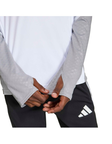 Bluza dla dzieci adidas tiro 26 competition training top biało-szara ka7577