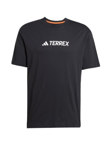 Koszulka męska adidas terrex classic logo czarna jf9143