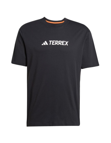 Koszulka męska adidas terrex classic logo czarna jf9143