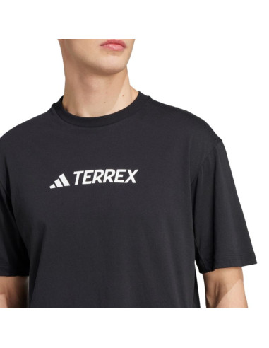 Koszulka męska adidas terrex classic logo czarna jf9143