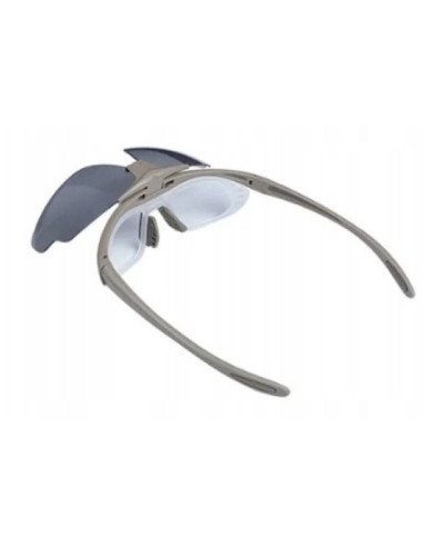 Okulary strzeleckie wosport tan - 3 wymienne wizjery, pasek