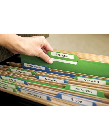 Taśma dymo d1- 12mm x 7m czarny/biały