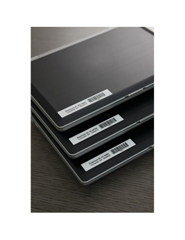 Taśma dymo d1- 12mm x 7m czarny/biały