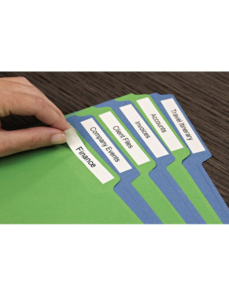 Taśma dymo d1- 12mm x 7m czarny/biały