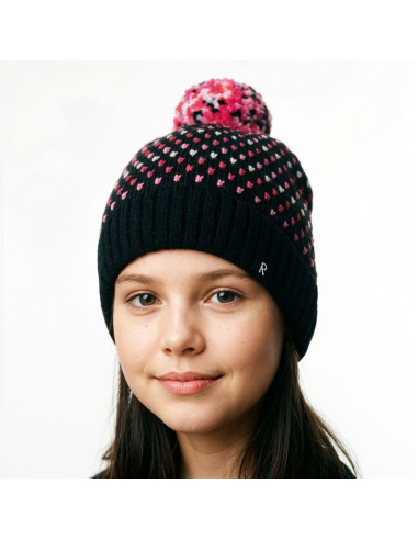 Czapka zimowa dziecięca reima beanie pampula – wełniana i ciepła (5300234b-9991)
