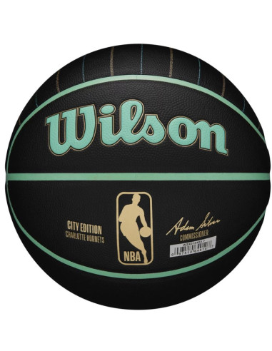 Piłka do koszykówki wilson nba team city collector charlotte hornets ball