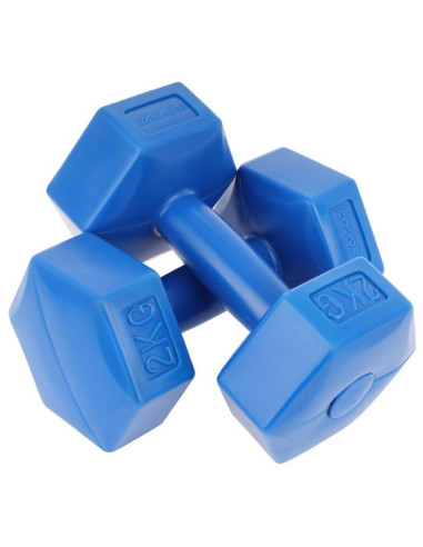 Zestaw hantli kompozytowych eb fit 2x2kg pomarańczowe 1027029